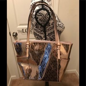 Rose Gold Michael Kors Jetset Tote